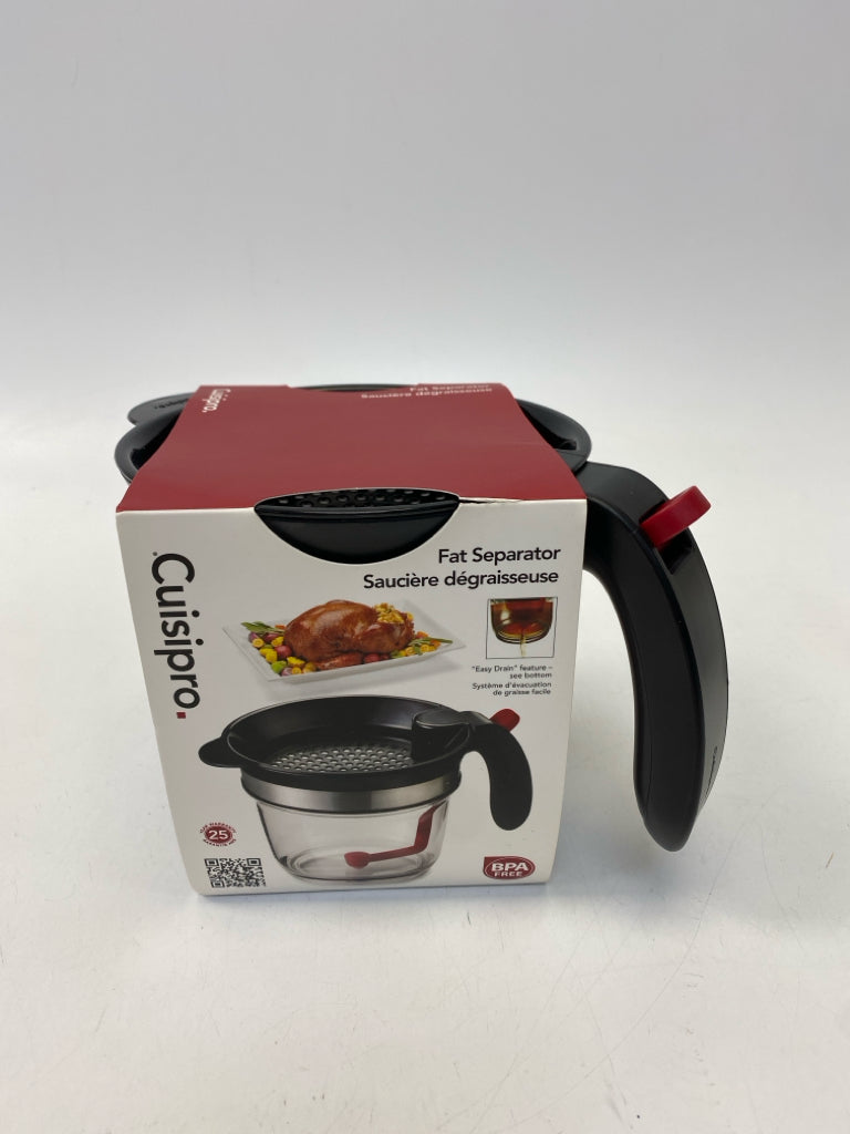 NEW/PKG Clear Black/Red Misc. Kitchen