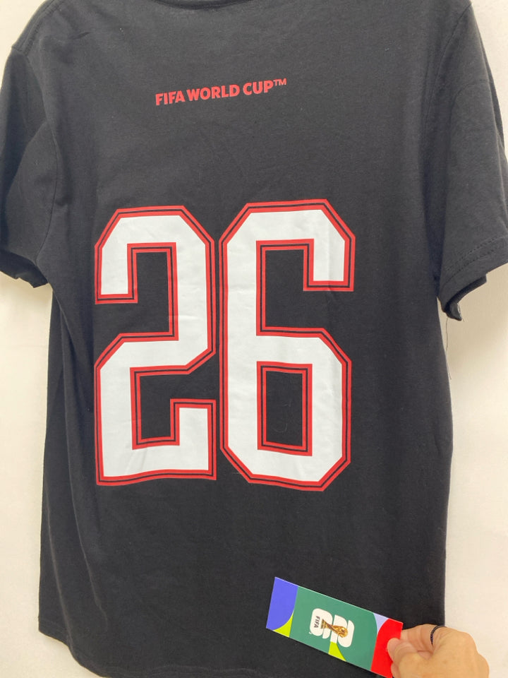 NWT Size M Black White/Red Soccer Men&