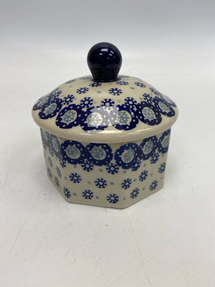 Boleslawiec Cream Blue/Multi Bowl(s)