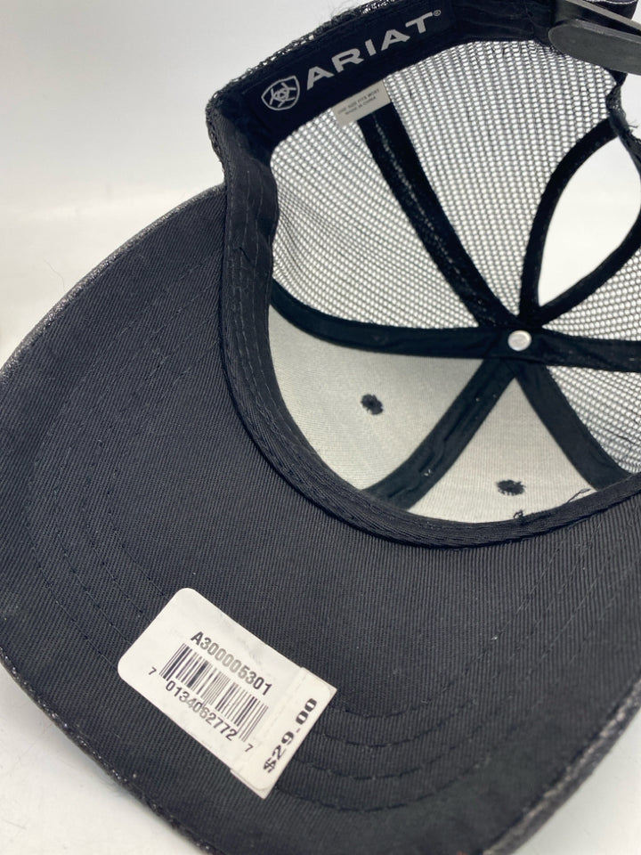 NWT Ariat Black Glitter Baseball Hat