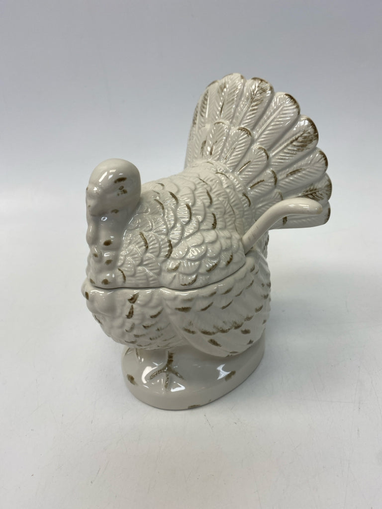 Williams-Sonoma White Brown Turkey Thanksgiving