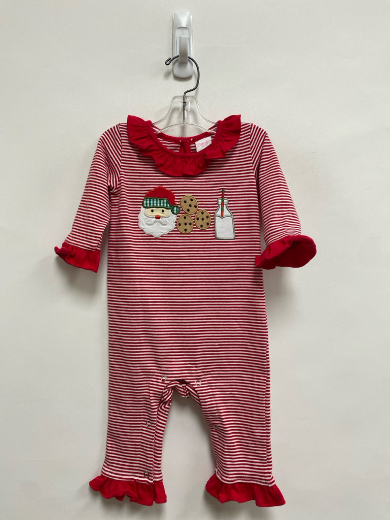 stitchy fish SIZE 3M Red White Stripe Girl&