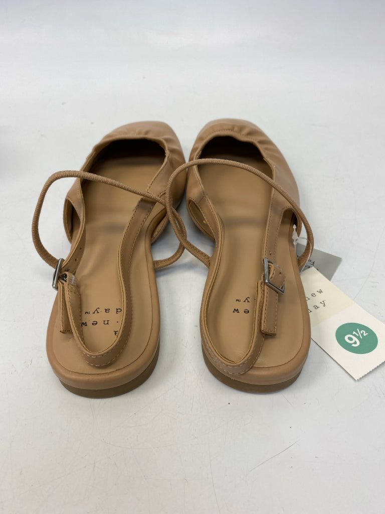 NWT a new day US Shoe Size 9.5 Brown Flats
