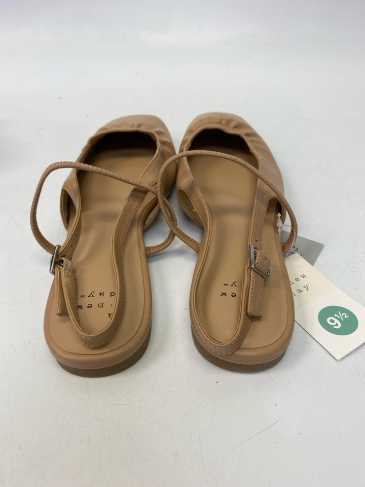 NWT a new day US Shoe Size 9.5 Brown Flats