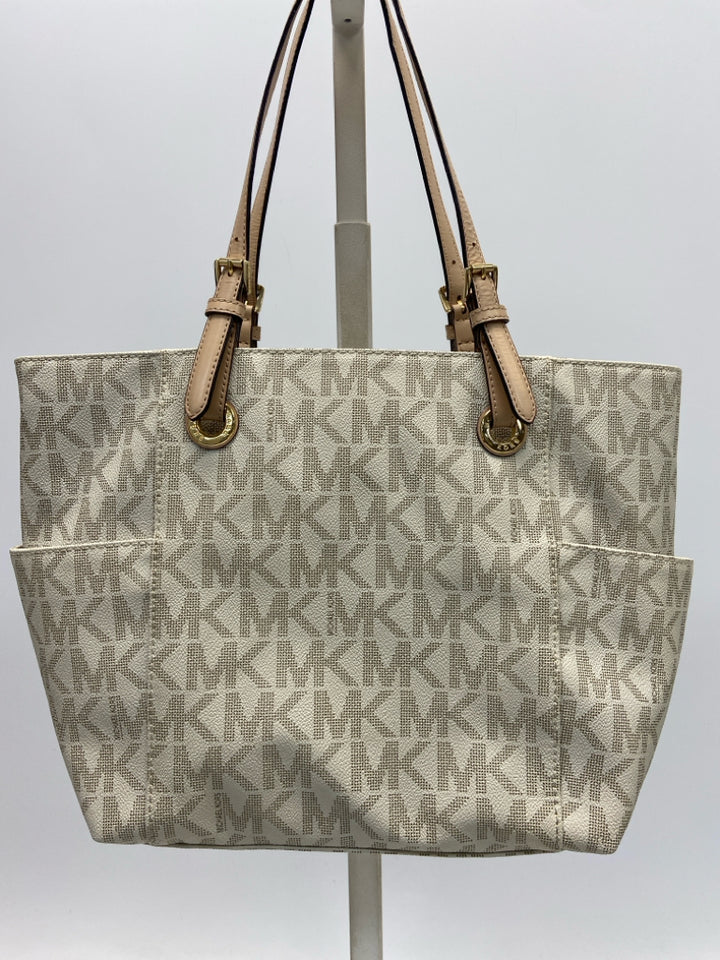 Michael Kors Tan Brown Signature Handbag