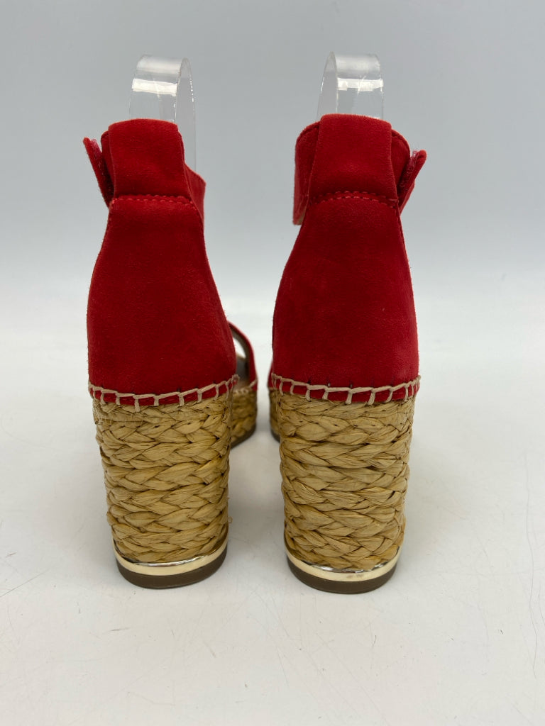 Franco Sarto  Size 7 Red Sandals