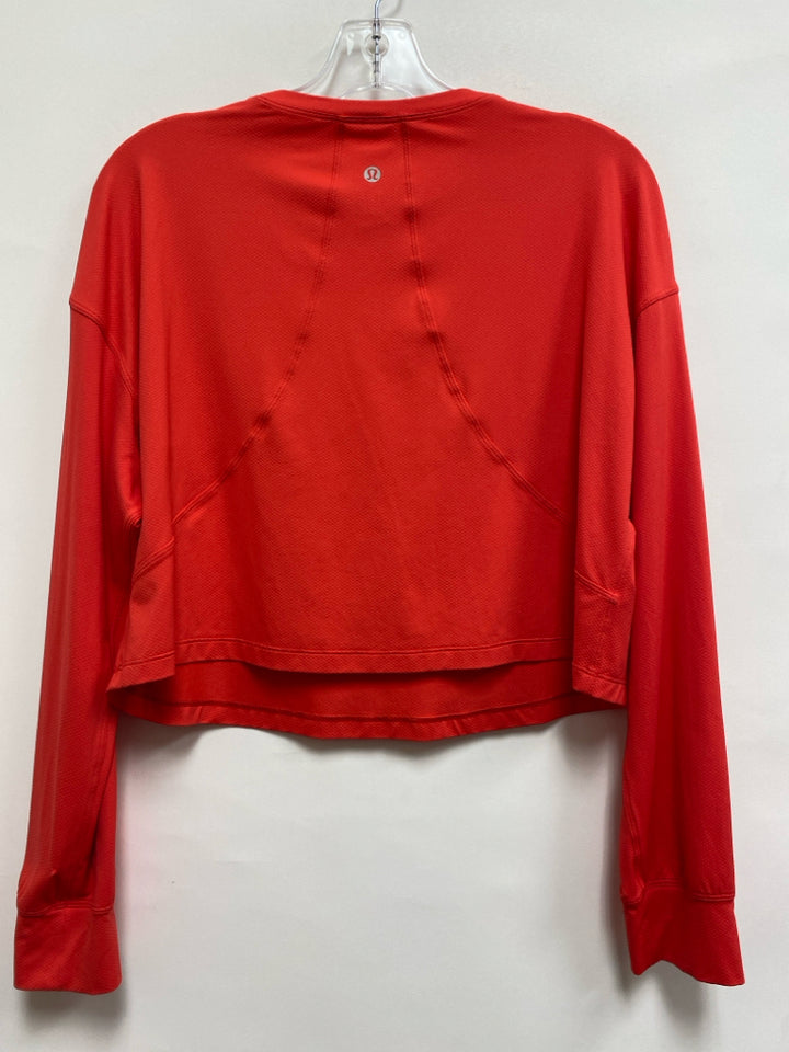 Lululemon Size 6 Red Signature Athletic Top