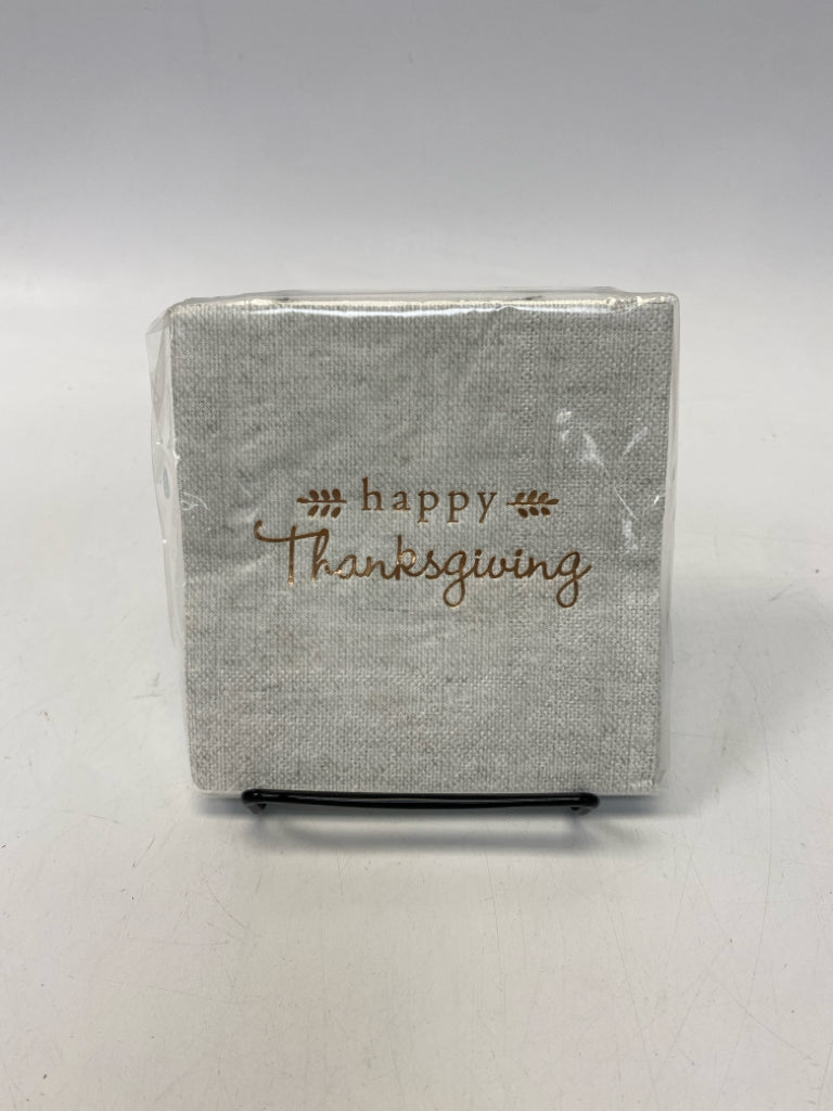 NEW/PKG White Rose Gold Words Paper Products