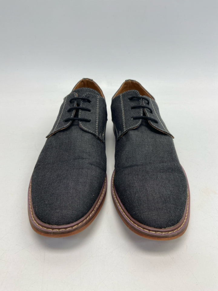 J75 Size 11 Black Denim Lace-Up Men&