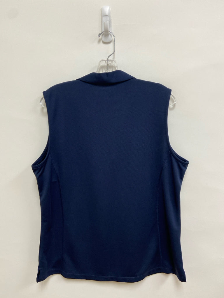 PGA TOUR Size XL Navy Sleeveless Athletic Top