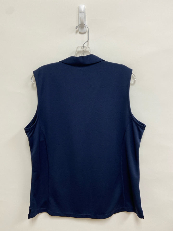 PGA TOUR Size XL Navy Sleeveless Athletic Top
