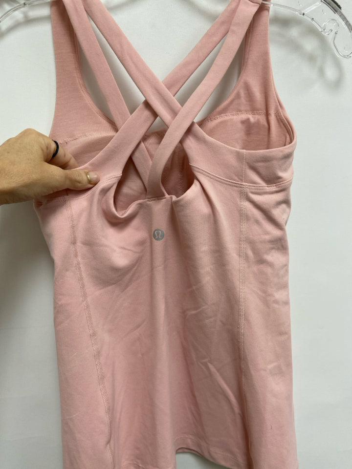 Lululemon Size 2 Pale Pink Tank Athletic Top