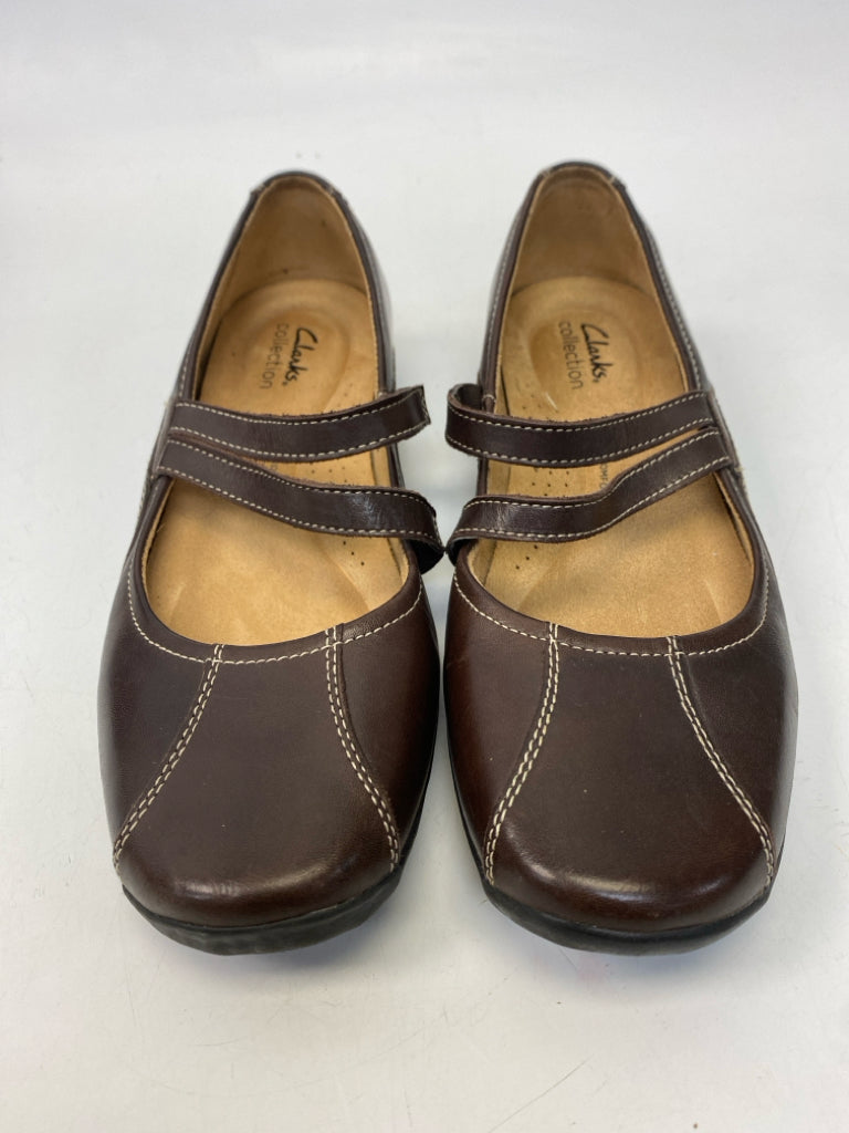 Clarks US Shoe Size 8 Brown Flats