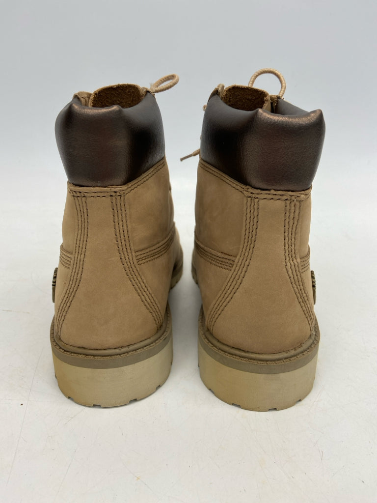 Timberland SIZE 4 Brown Lace-Up Boy&