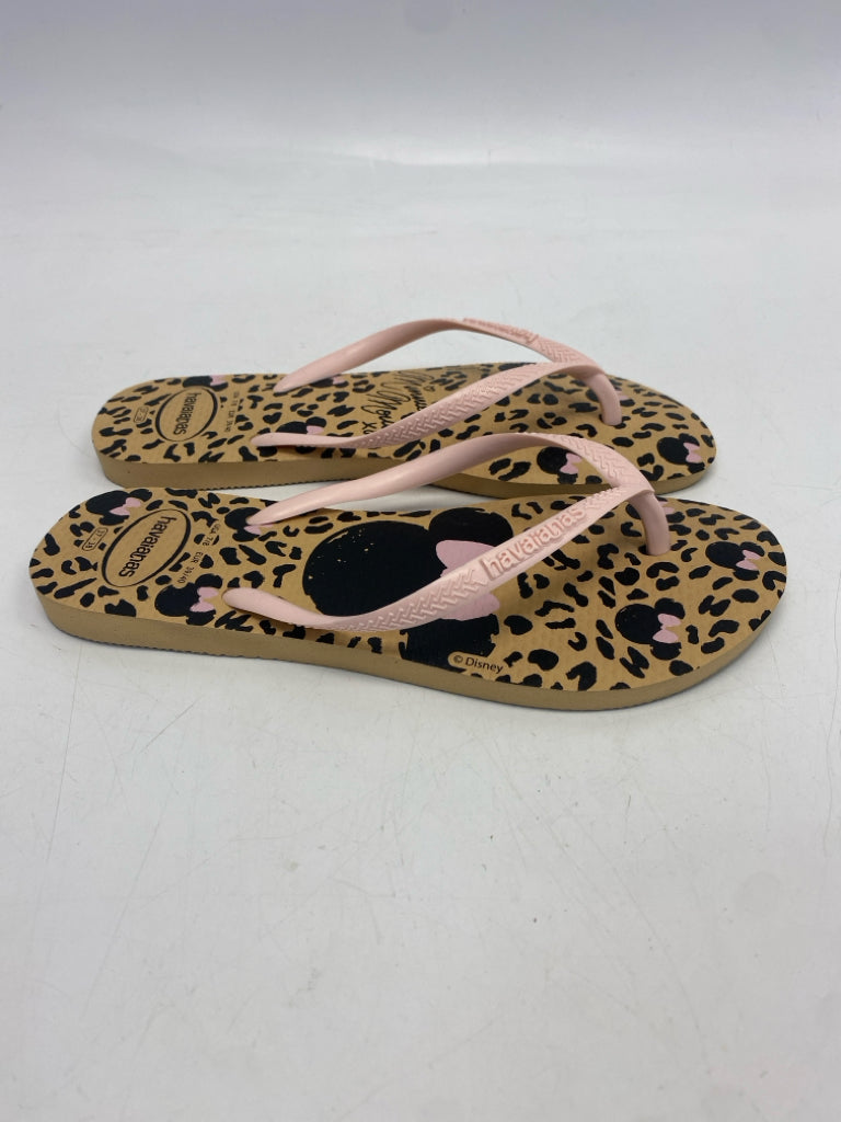 Havaianas Size 7/8 Minnie Flip Flops