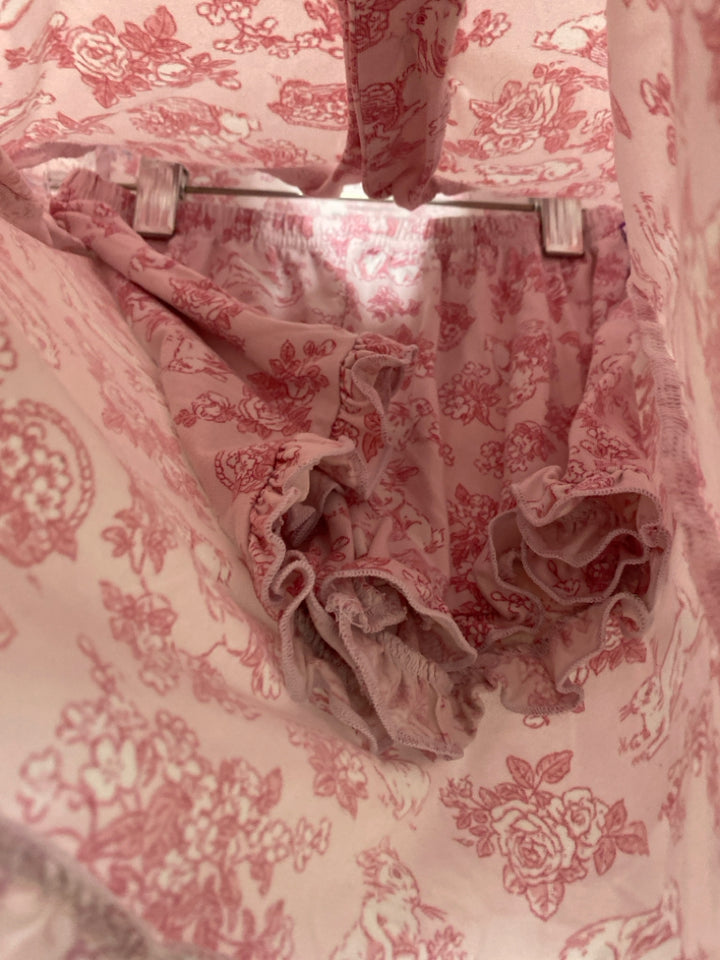 Laura Ashley SIZE 3T Pink White Bunnies Girl&