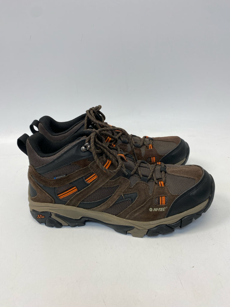 US Shoe Size 12 Brown Lace-Up Men&