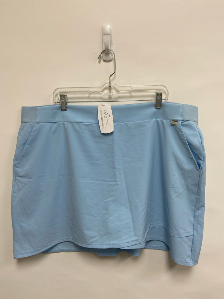 NWT Greg Norman  SIZE  XXL Powder Blue Plus Size Athletic Skort