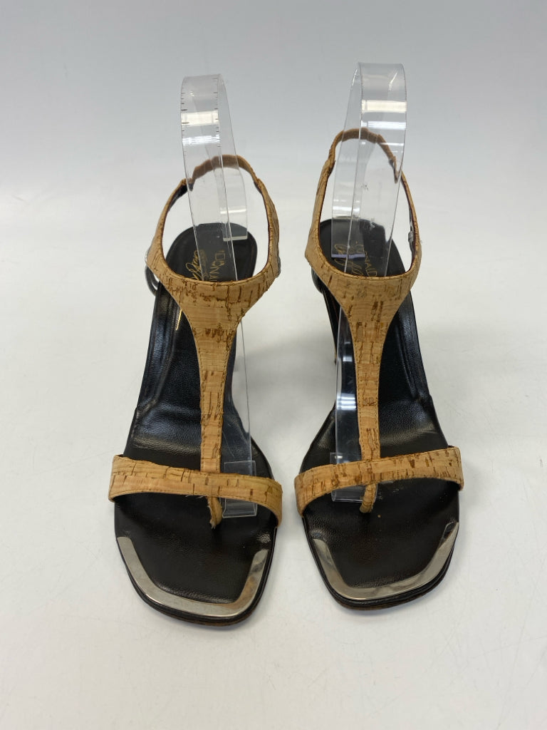 Donald Pliner  Size 8 Natural Sandals