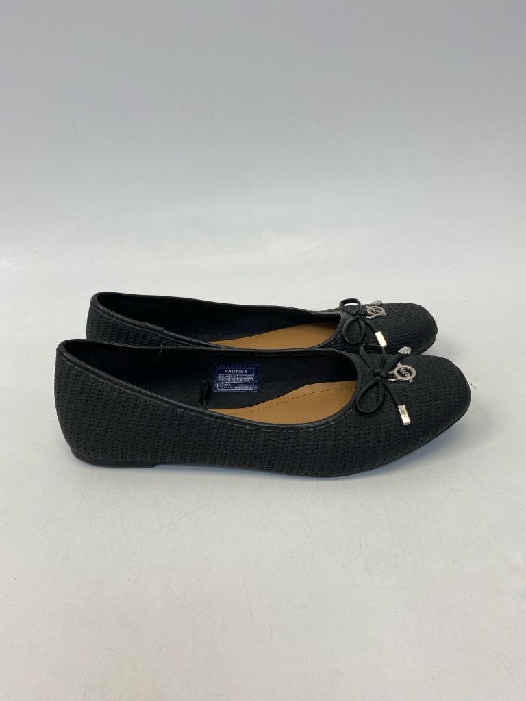 Nautica US Shoe Size 10 Black Bow(s) Flats