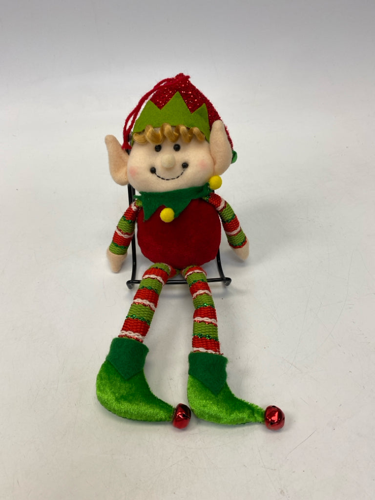 Red Green Sparkle Stuffed Ornaments