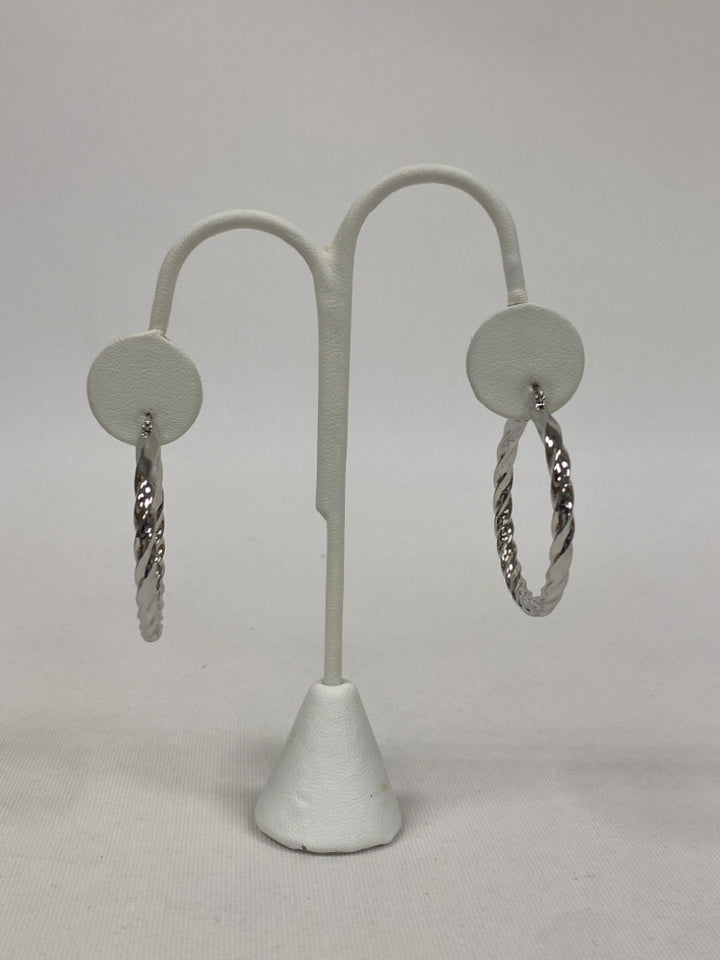 Rumored Silver Twisted Earrings