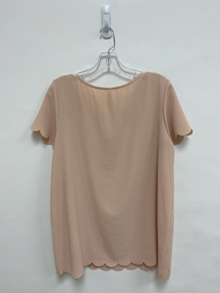 PINK BLUSH Size M Dusty Coral Texture Maternity Top