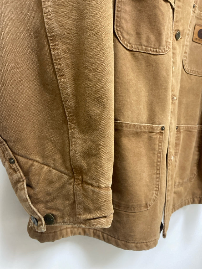Carhartt Size XL Brown Button Up Men&