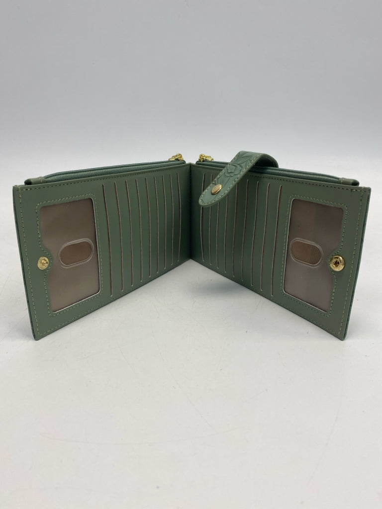 Sage Embossed Wallet
