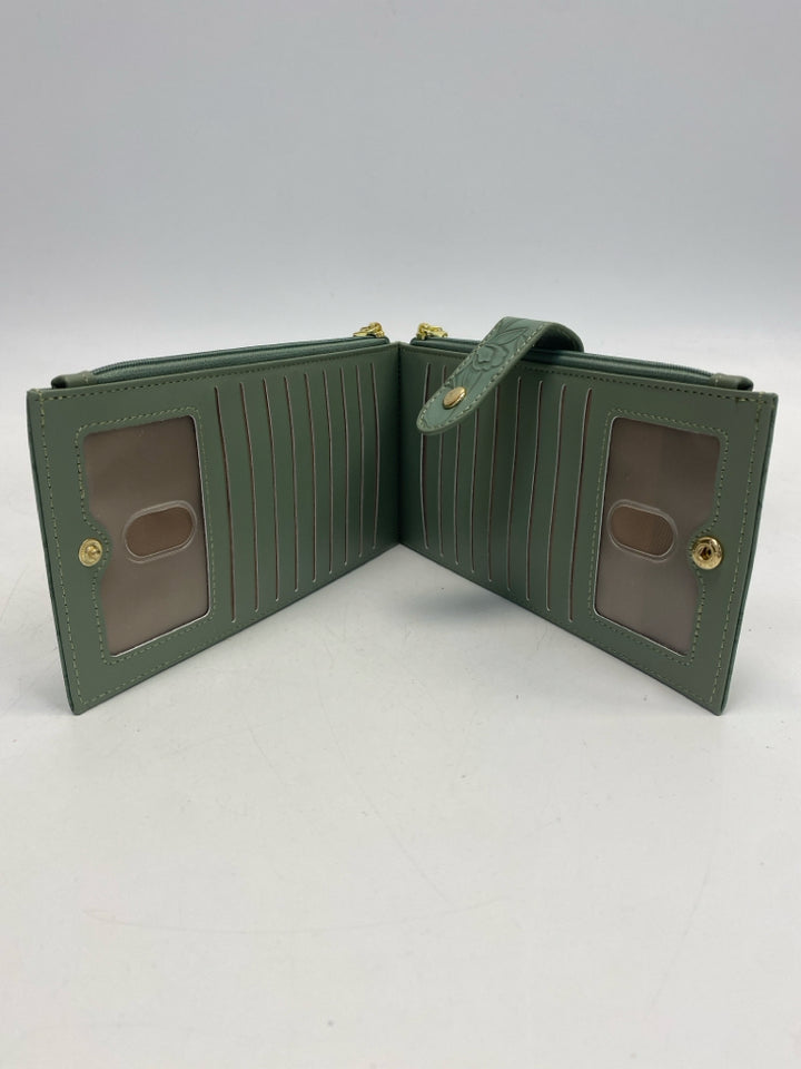Sage Embossed Wallet