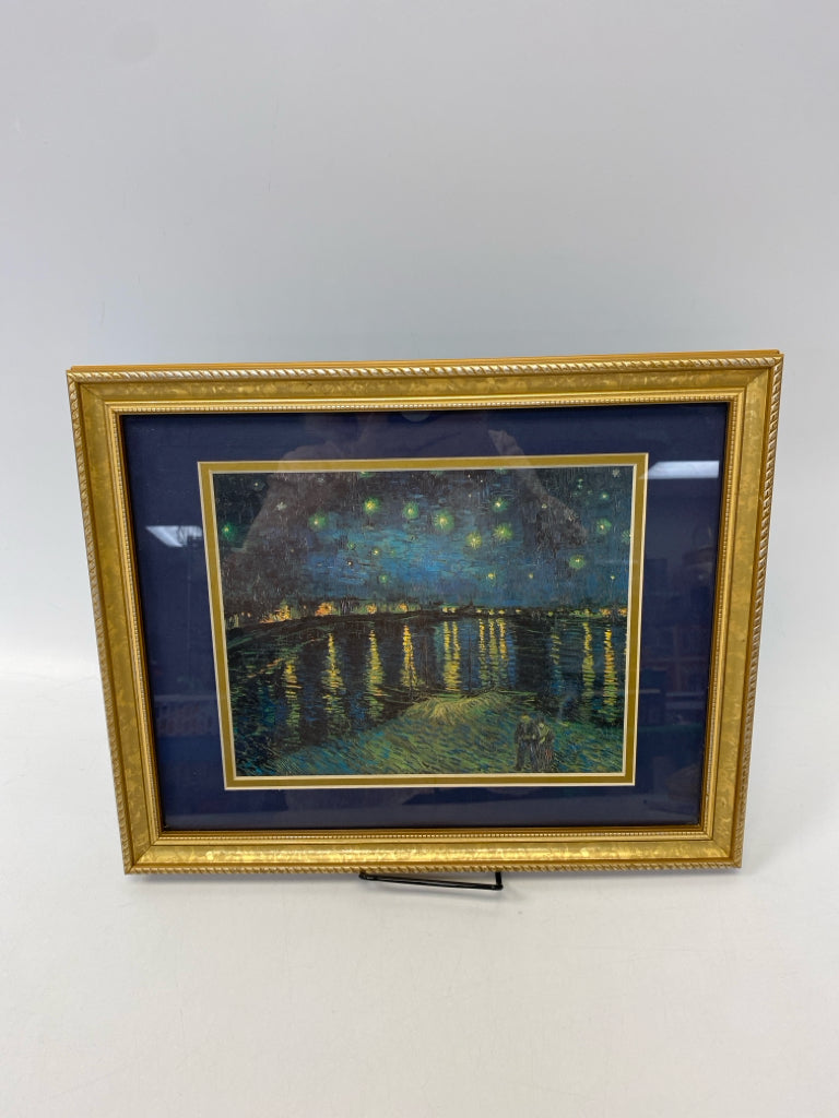 Green/Blue Framed Art