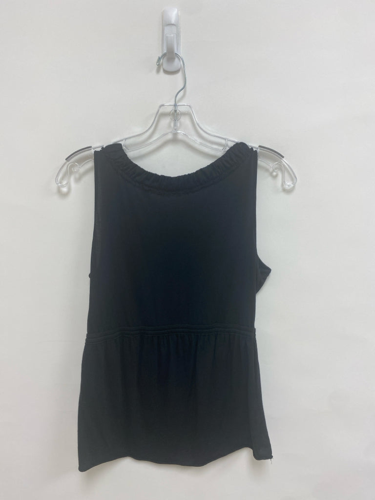 Deletta Size M Black Tank Ladies Top