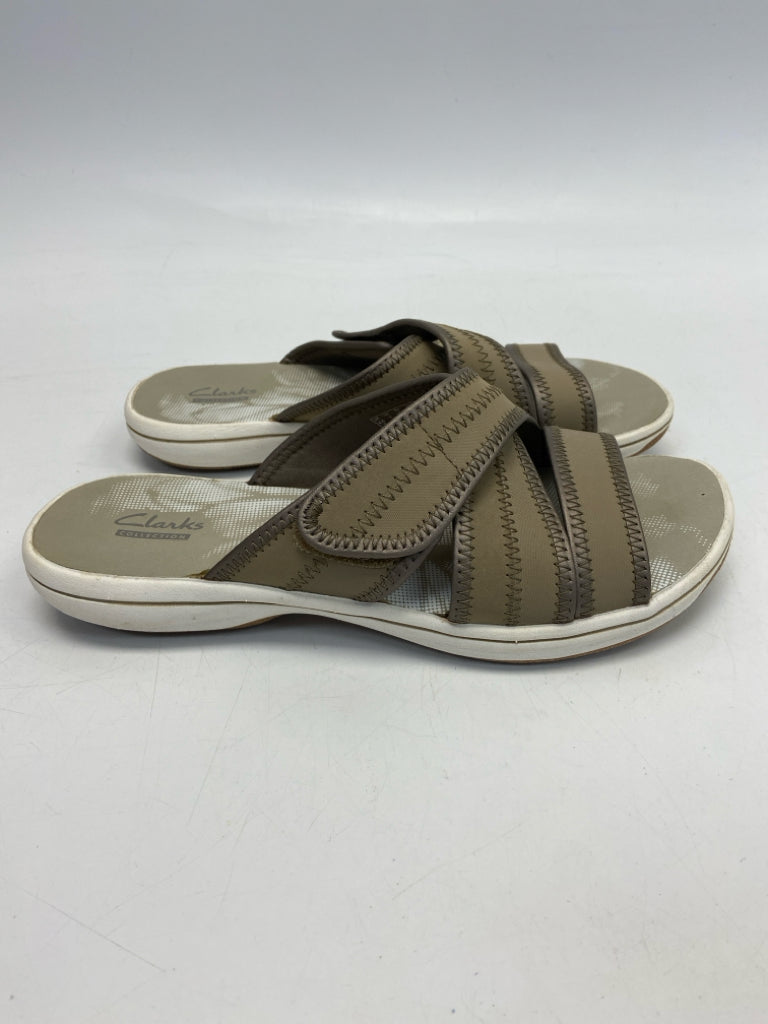 Clarks  Size 7 Brown Sandals