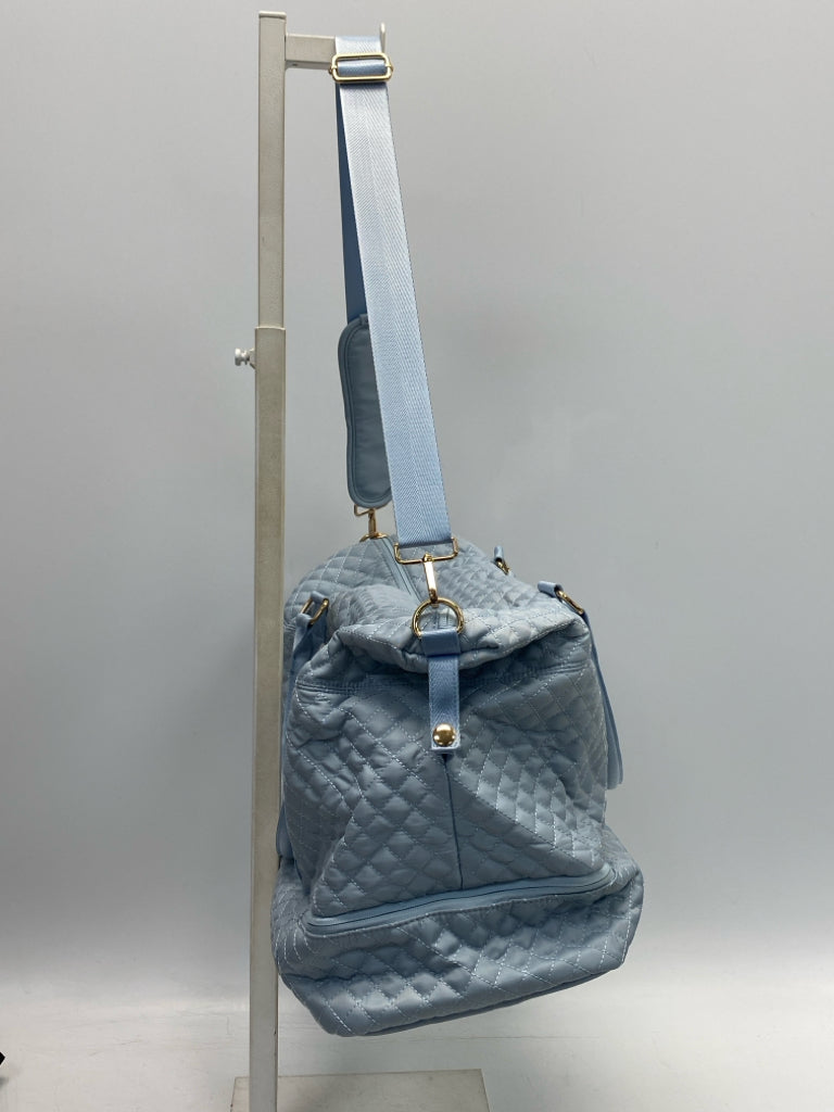 Lovevook Powder Blue Quilted Duffle Bag