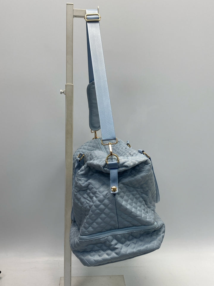 Lovevook Powder Blue Quilted Duffle Bag