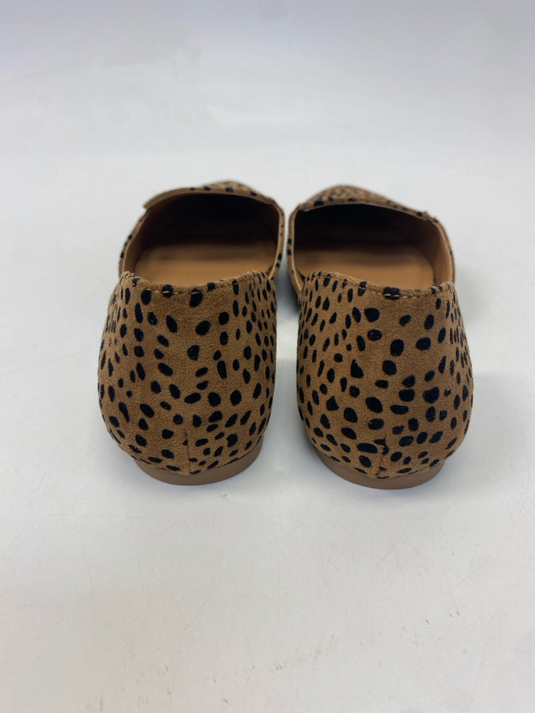 Kensie  Size 9.5 Brown/Black Animal Print Flats