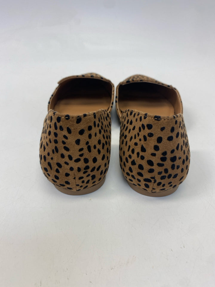 Kensie  Size 9.5 Brown/Black Animal Print Flats