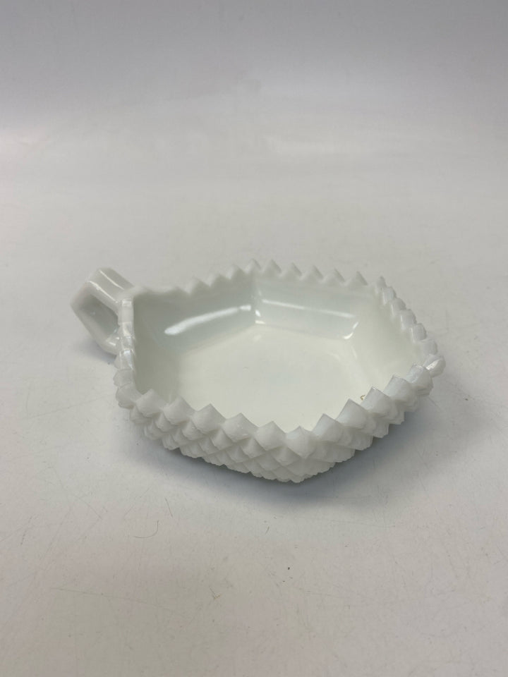 White Hobnail Glass Bowl(s)
