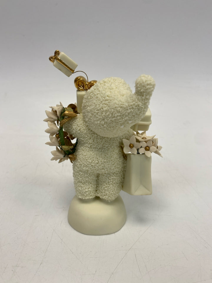 Cream Snowbabies Christmas