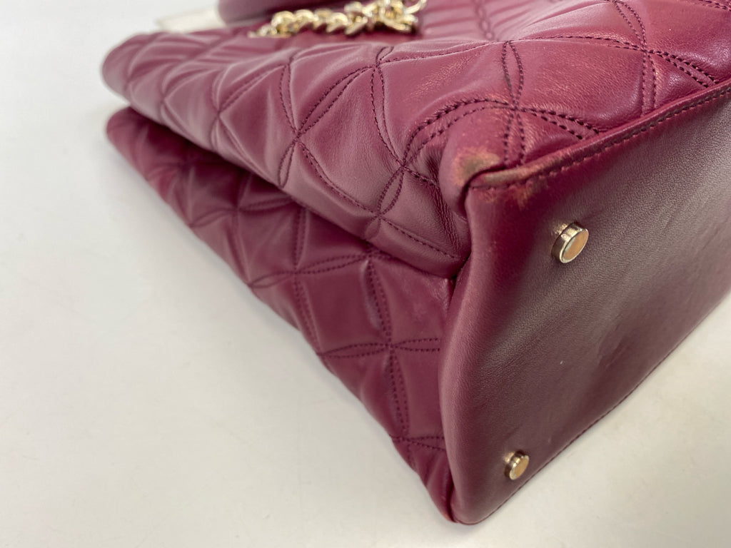 Kate Spade Burgundy Quilted Handbag