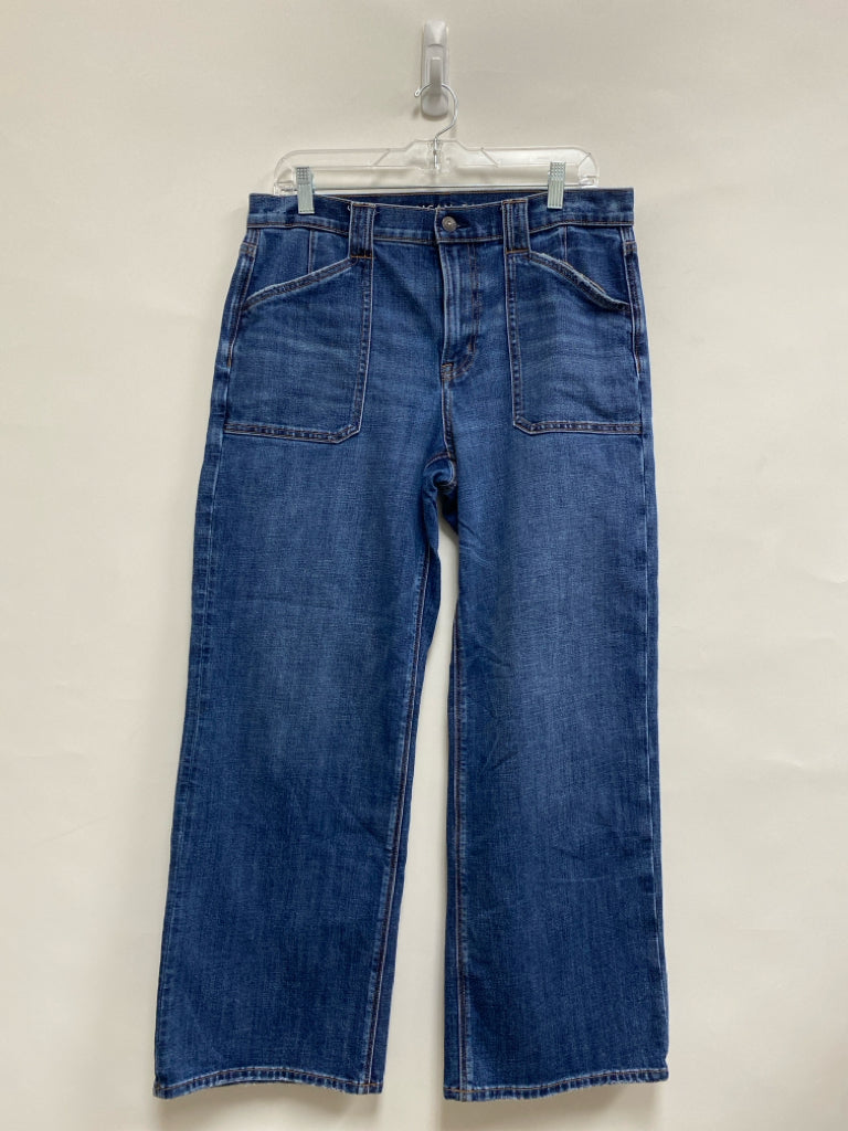 American Eagle Size 10 Blue Wide Leg Ladies Jeans