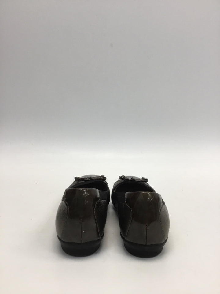 Clarks US Shoe Size 7N Bronze Flats