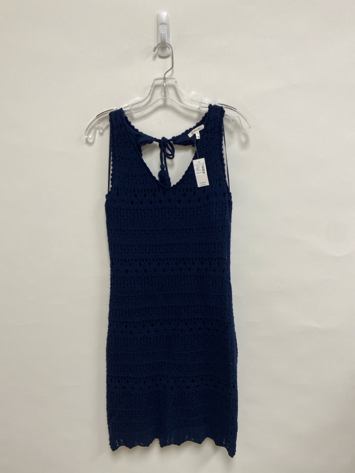 NWT maurices Size M Navy Sleeveless Crochet Ladies Dress