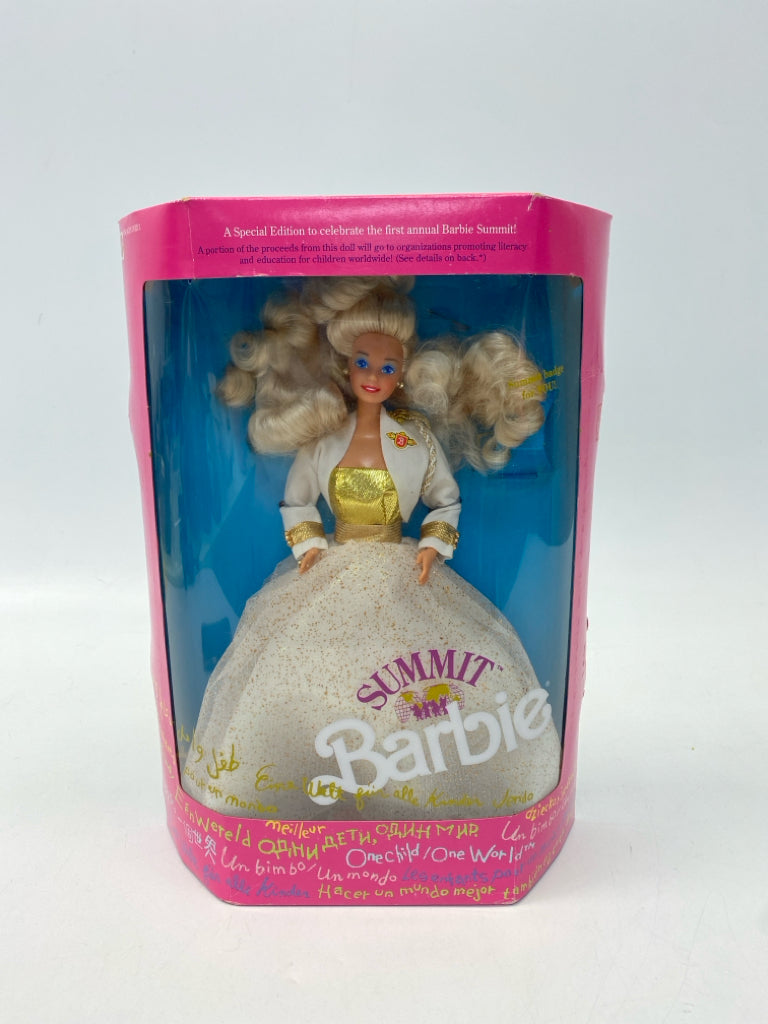 NEW/BOX Barbie Gold Doll
