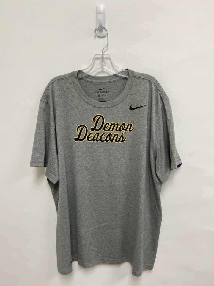 Nike Size XXL Gray Black/Tan Wake Forest Men&