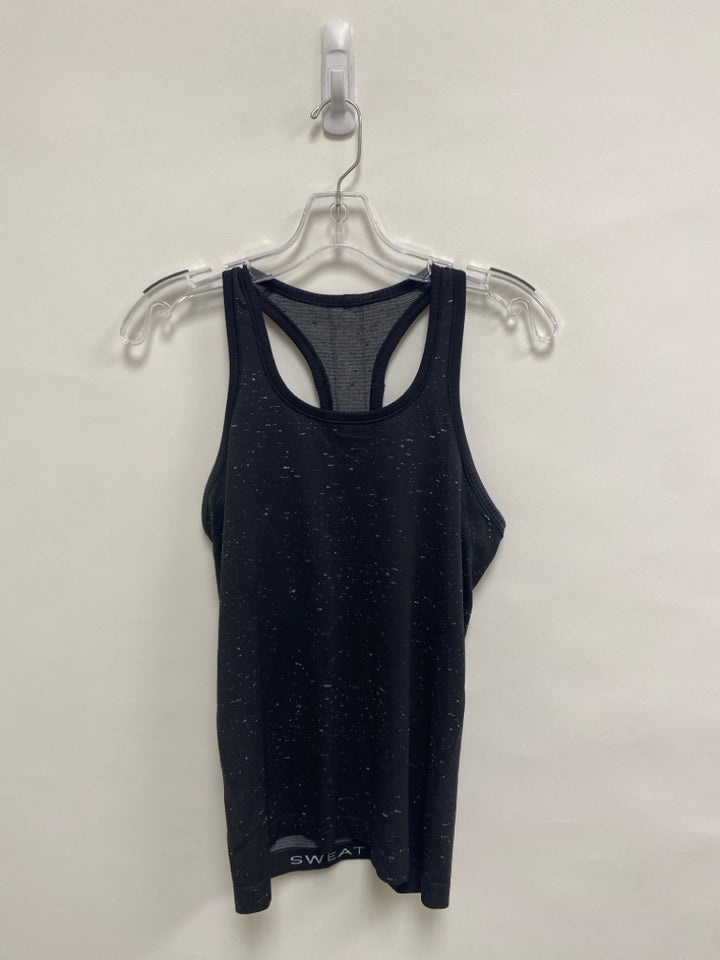 Lululemon Size 6 Black Gray Speckles Tank Athletic Top