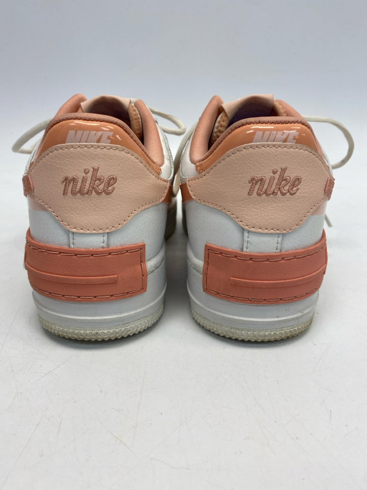 Nike US Shoe Size 9.5 White Peach Sneakers