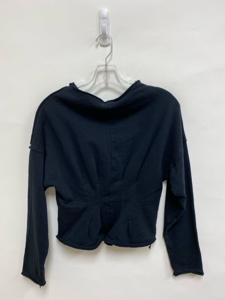 Pilcro Size XS Black Long Sleeve Ladies Top