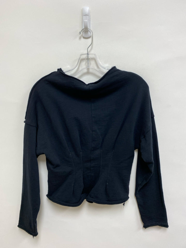 Pilcro Size XS Black Long Sleeve Ladies Top