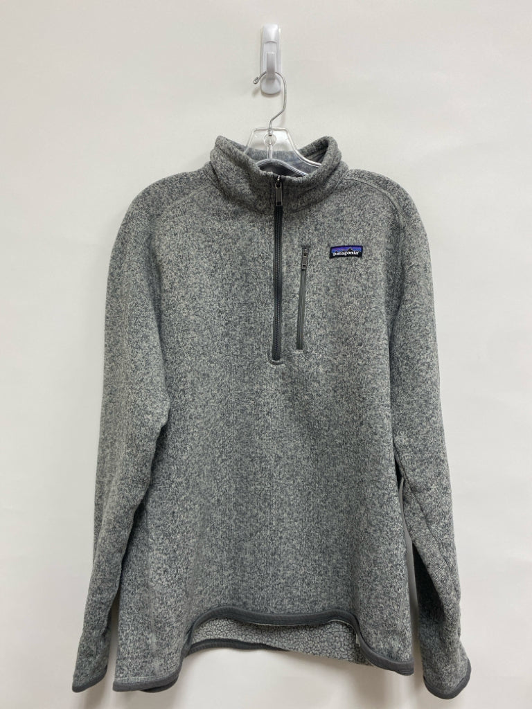 Patagonia Size XL Gray Mottled Quarter Zip Men&